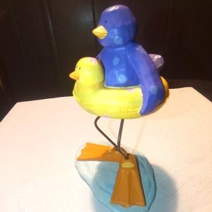 Tweet Along with Me " vintage RUSS figurine ; Home Decor ; Vintage Accent